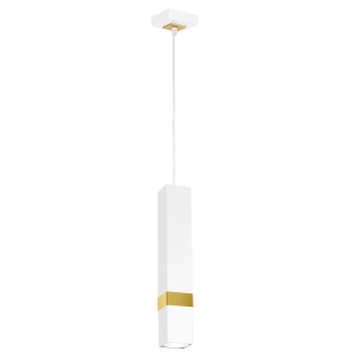 Lampa wisząca VIDAR WHITE/GOLD 1xGU10