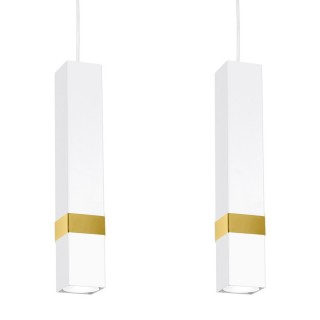 Lampa wisząca VIDAR WHITE/GOLD 3xGU10
