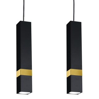 Lampa wisząca VIDAR BLACK/GOLD 3xGU10