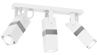 Lampa sufitowa VIDAR WHITE/CHROME 3xGU10