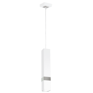 Lampa wisząca VIDAR WHITE/CHROME 1xGU10