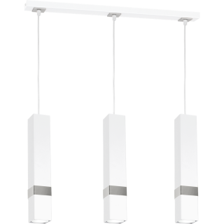 Lampa wisząca VIDAR WHITE/CHROME 3xGU10