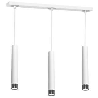 Lampa wisząca DANI WHITE/CHROME 3xGU10