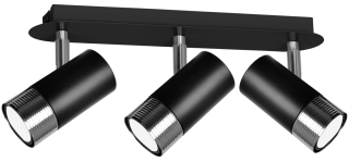 Lampa sufitowa DANI BLACK/CHROME 3xGU10