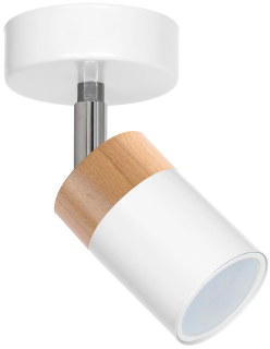 Kinkiet JOKER WHITE/WOOD 1xGU10