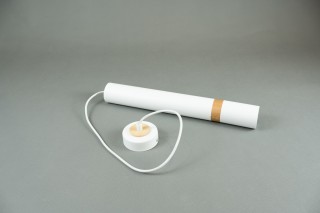 Lampa wisząca JOKER WHITE/WOOD 1xGU10