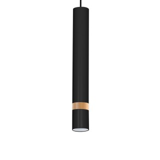 Lampa wisząca JOKER BLACK/WOOD 3xGU10