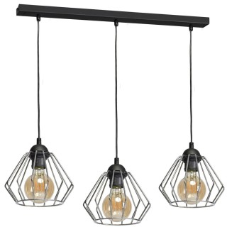 Lampa wisząca NORMAN BLACK 3xE27