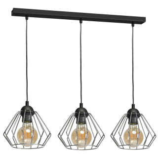 Lampa wisząca NORMAN BLACK 3xE27