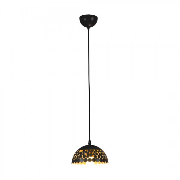 Lampa wisząca LISA BLACK 1xE27 18cm
