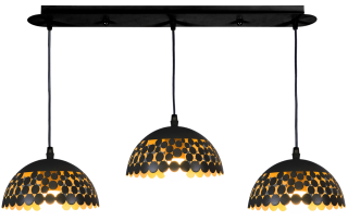 Lampa wisząca LISA BLACK 3xE27