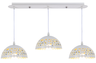 Lampa wisząca LISA WHITE 3xE27