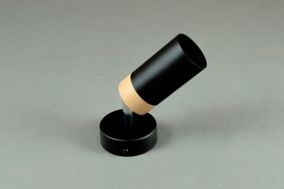 Kinkiet JOKER BLACK/WOOD 1xGU10