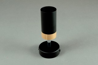 Kinkiet JOKER BLACK/WOOD 1xGU10