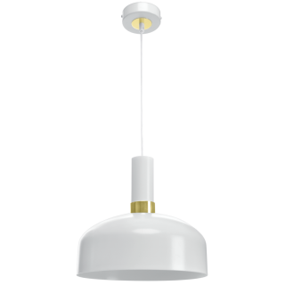 Lampa wisząca MALMO WHITE/GOLD 1xE27