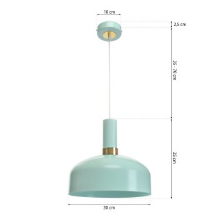 Lampa wisząca MALMO MINT 1xE27