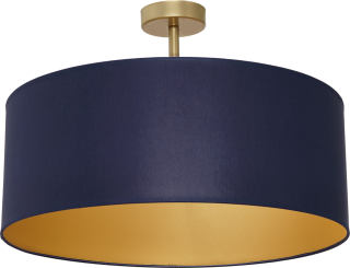 Lampa sufitowa BEN NAVY BLUE/GOLD 3xE27