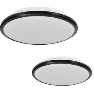 Plafon TERMA BLACK 18W LED Ø280 mm