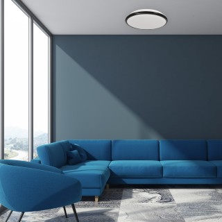 Plafon TERMA BLACK 18W LED Ø280 mm