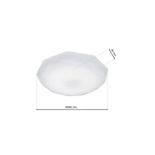Plafon HEX 12W LED
