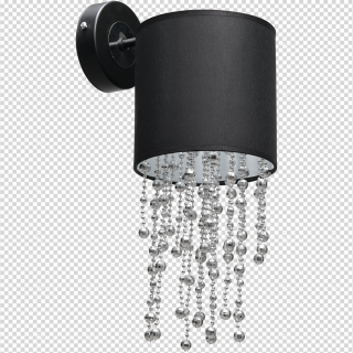 Kinkiet ALMERIA BLACK/CHROME 1xE27