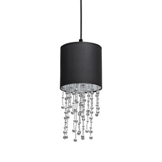 Lampa wisząca ALMERIA BLACK/SILVER 1xE27