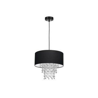 Lampa wisząca ALMERIA BLACK/CHROME 1xE27