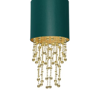 Lampa wisząca ALMERIA GREEN/GOLD 1xE27