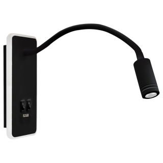 Kinkiet BASE 8W+2W BLACK