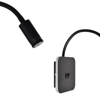 Kinkiet BASE 8W+2W BLACK