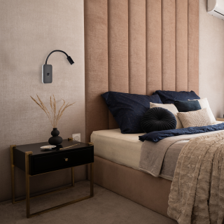 Kinkiet BASE 8W+2W BLACK