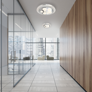 Plafon BUBBLES 48W Ø490 mm + Pilot