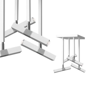 Lampa wisząca CASTRO WHITE / CHROME 4xG9