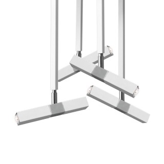 Lampa wisząca CASTRO WHITE / CHROME 4xG9