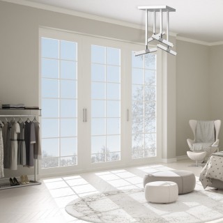 Lampa wisząca CASTRO WHITE / CHROME 4xG9