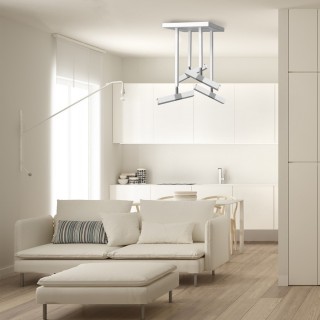 Lampa wisząca CASTRO WHITE / CHROME 4xG9
