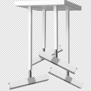 Lampa wisząca CASTRO WHITE / CHROME 4xG9