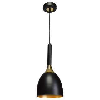 Lampa wisząca CLARK BLACK/GOLD 1xE27