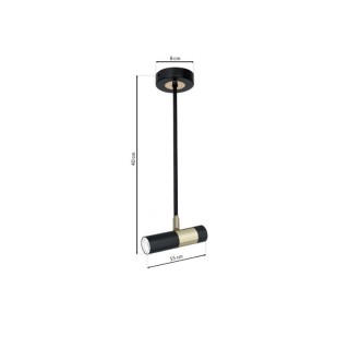 Lampa wisząca DALLAS GOLD 1xGU10