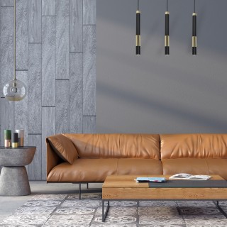 Lampa wisząca DALLAS GOLD 3xGU10 Listwa