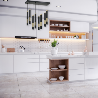 Lampa wisząca DALLAS GOLD 8xGU10