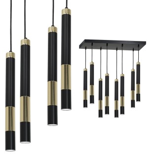 Lampa wisząca DALLAS GOLD 8xGU10