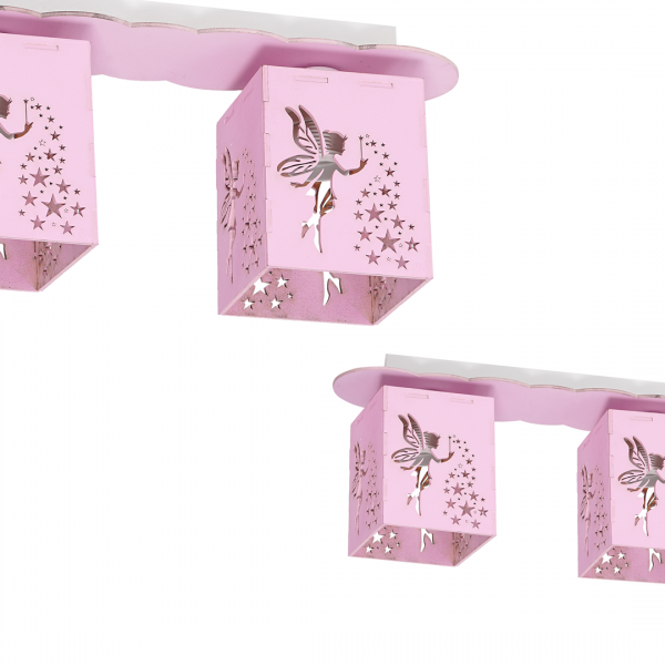 Lampa sufitowa FAIRY PINK 3xE27 60W