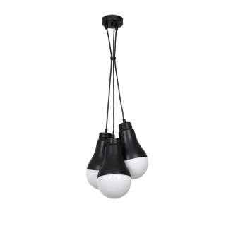 Lampa wisząca HELIOS BLACK 3xE14 40W