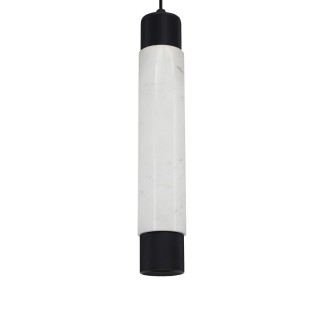 Lampa wisząca MARBLE WHITE/BLACK 1xGU10