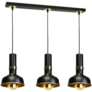Lampa wisząca MARGO BLACK/GOLD 3xE27
