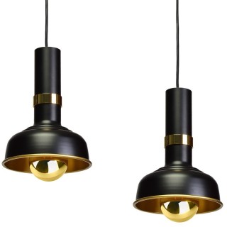 Lampa wisząca MARGO BLACK/GOLD 3xE27