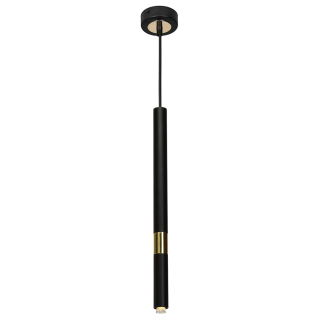 Lampa wisząca MONZA BLACK / GOLD 1xG9 8W