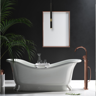 Lampa wisząca MONZA BLACK / GOLD 1xG9 8W