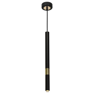 Lampa wisząca MONZA BLACK / GOLD 1xG9 8W